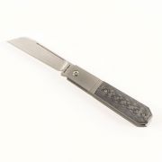 Jack Wolf Knives Midnight Jack MIDNI-02-TWILL-CF Carbon Fiber S90V Pocket Knife