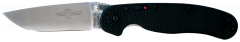 Ontario Knives RAT 1A Liner Lock 8870 AUS-8 Stainless Steel Black G10