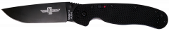 Ontario Knives RAT 1A Liner Lock 8871 Black AUS-8 Stainless Black G10