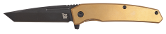 Ontario Knives Equinox Frame Lock 9805 S35VN Stainless Bronze Titanium