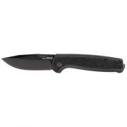 SOG Knives Terminus Slip-Joint TM1005-BX Black CRYO D2 Stainless Steel/Black G10