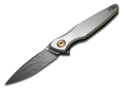 Spartan Blades Pandia Frame Lock SF16DMBZ Bronze Titanium Damascus Steel Knife