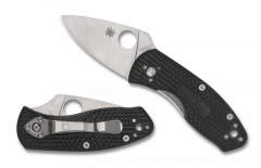 Spyderco Knives Ambitious Liner Lock C148PBK Black FRN Stainless Pocket Knife