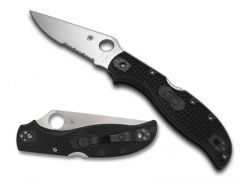 Spyderco Knives Stretch 2 XL Lockback Serrated C258PSBK VG-10 Stainless Steel