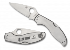 Spyderco Knives Upturn C261P Lockback Stainless Steel Pocket Knife