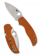 Spyderco Knives Sage 5 C123BORP Orange FRN REX 121 Steel Pocket Knife