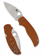 Spyderco Knives Sage 5 C123GBORP Orange G10 REX 121 Steel Pocket Knife