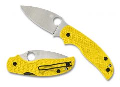 Spyderco Knives Sage 5 C123PYL Yellow FRN CPM MagnaCut Stainless Pocket Knife