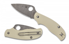 Spyderco Knives Urban SlipIt Sprint Run C127GPIVD Damasteel White G-10