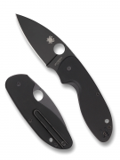 Spyderco Knives Efficient Liner Lock Black G-10 Blackened Stainless C216GPBBK