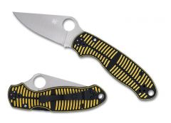 Spyderco Knives Para 3 Salt C223GBKYLMCP Yellow & Black MagnaCut Pocket Knife