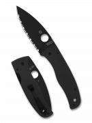 Spyderco Knives Bodacious C263GSBK Black Serrated CPM-S30V G10 Pocket Knife