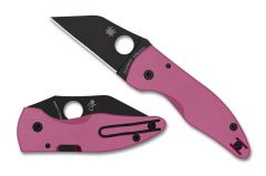 Spyderco Knives MicroJimbo C264GPNBKP Pink G-10 CPM S30V Stainless Pocket Knife