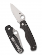 Spyderco Knives ButtonUp Button Lock C275CFP Carbon Fiber 8Cr13MoV Steel Knife
