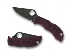 Spyderco Knives Manbug Sprint Run MBBGBKP Burgundy FRN Micro-Melt Pocket Knife