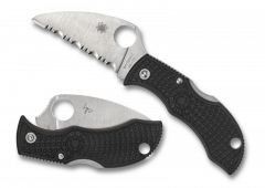 Spyderco Knives Manbug Lockback MBKWS VG-10 Stainless Black FRN Pocket Knife