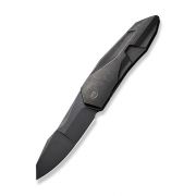 WE Knife Solid 22028-1 FrameLock Black Titanium CPM-20CV Stainless Pocket Knives