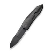 WE Knife Solid 22028-5 FrameLock Black Titanium CPM-20CV Stainless Pocket Knives