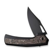 WE Knife Nefaris 22040F-1 FrameLock Titanium Carbon Fiber CPM-20CV Pocket Knives