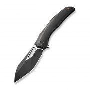 WE Knife Ignio Frame Lock WE22042B-1 Black Titanium 20CV Stainless Pocket Knives