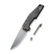 WE Knife OAO WE23001-2 Frame Lock Titanium Copper Carbon