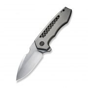 WE Knives Harpen FrameLock 23019-4 Gray Titanium CPM 20CV Stainless Pocket Knife
