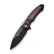 WE Knife Hyperactive Frame Lock 23030-2 Vanax Lava Flow Fat Carbon
