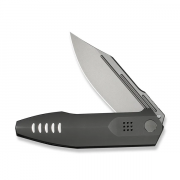 WE Knife Flight Line Liner Lock 23089-1 Dark Gray Titanium M390 Stainless Knives