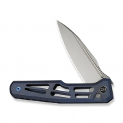 WE Knife Dressytak Button Lock 25059B-2 Blue Titanium M390 Stainless Knives