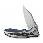 WE Knife VARG Frame Lock 25074-4 Blue Titanium CPM MagnaCut Steel Knives