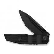 WE Knife Breach Frame Lock 25077-2 Black Titanium M390 Stainless Knives