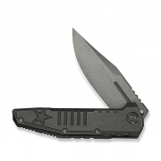 WE Knife Temper 1/200 25079-1 Gray Stonewash Titanium M390 Stainless Knives