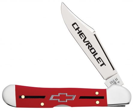 Case XX Chevrolet Red Synthetic Mini Copperlock Stainless 33706