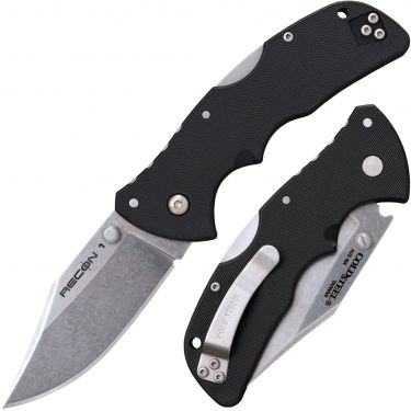 Cold Steel Mini Recon 1 27BAC Black Lockback Stainless Clip Point