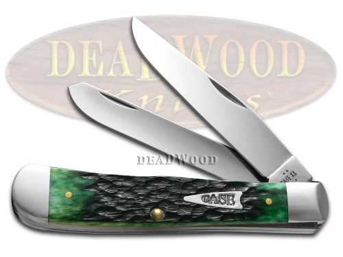 Case XX Trapper Jigged Bermuda Green Bone 10858 Stainless Pocket
