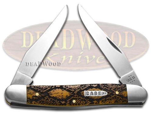 Case XX Muskrat Snake Skin Antique Bone 12511SS Stainless 1/500