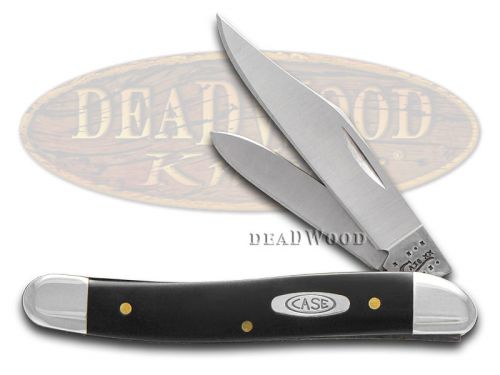 Case XX Black Delrin Medium Jack Stainless Pocket Knife 00220