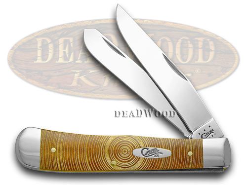 Case XX Chestnut Bone Tree Rings 1/500 Pocket Knife 28707 TR