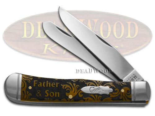 Case XX Father and Son Antique Bone Trapper 1/500 Stainless Pocket