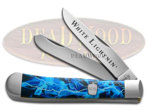 Case XX Trapper White Lightning 1/300 64239 Stainless Pocket Knife