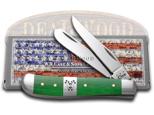 Case XX Christmas Bright Green Bone Mini Trapper Stainless Pocket
