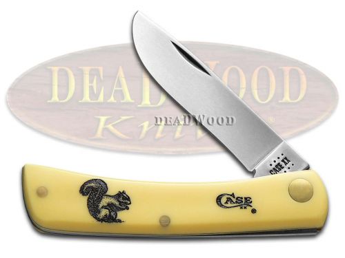 Case XX Sodbuster Jr Squirrel Etched Yellow Synthetic 1/600