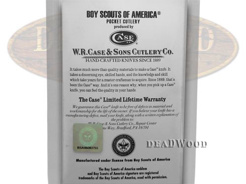 Case XX Boy Scouts Zytel Mini Blackhorn Pocket Knife 08033