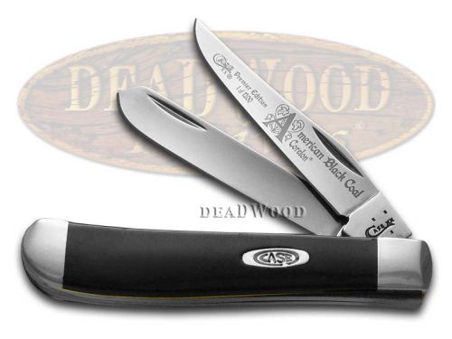 Case XX America's Black Coal Corelon Mini Trapper 1/1200 Stainless