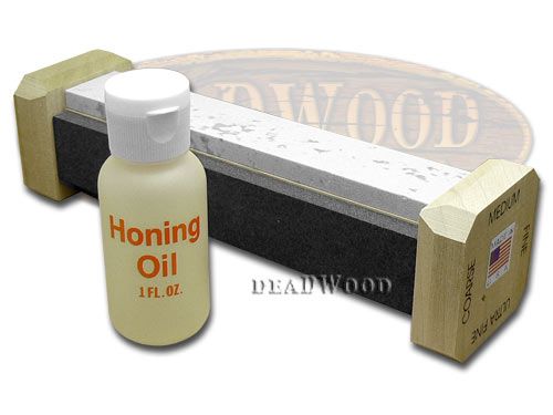 Case XX Arkansas Stone Ez-Hone Sharpening Kit with Honing Oil for