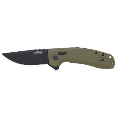 SOG -TAC XR Ultra-Grip OD Green G-10 Cryo D2 Stainless Pocket