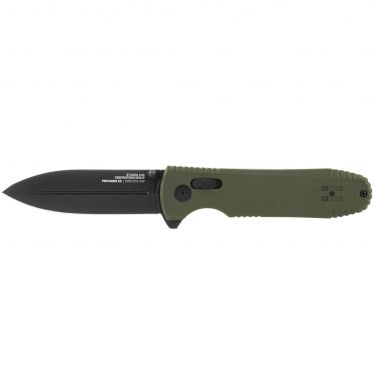SOG OD Green G-10 Pentagon XR Lever Lock Cryo CTS XHP Stainless