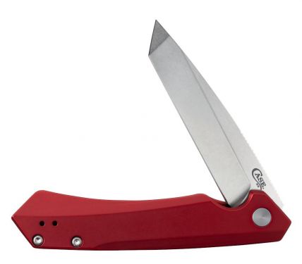 Case XX Kinzua 64664 Frame Lock Red Aluminum S35VN Stainless