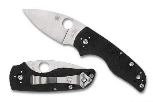 Spyderco Black G-10 Lil' Native SlipIt S30V Stainless Pocket Knife