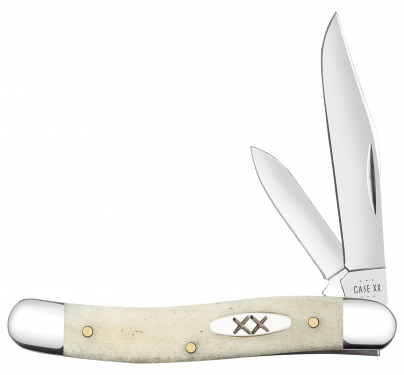 Case XX Medium Jack 13315 Smooth Natural Bone Stainless Pocket
